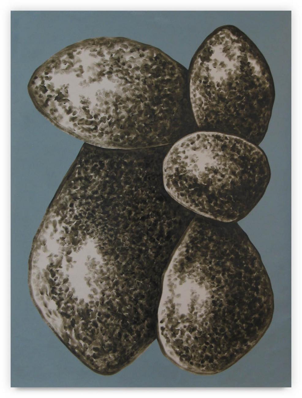 Catalogue raisonné, Jean-Paul Thaéron, Peinture série de 13 toiles 2007 - 2008 (8)