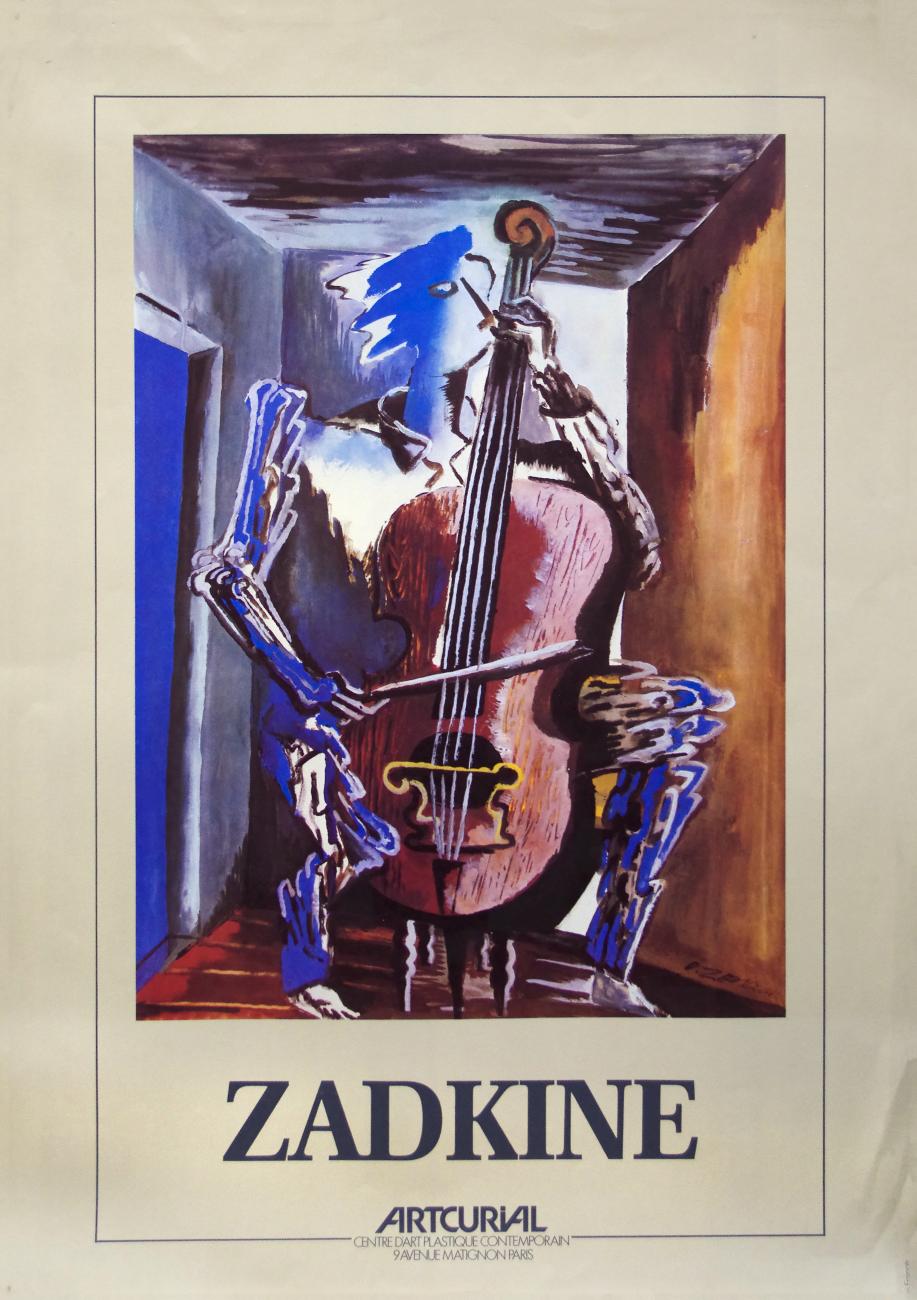 Affiche Ossip Zadkine par Artcurial