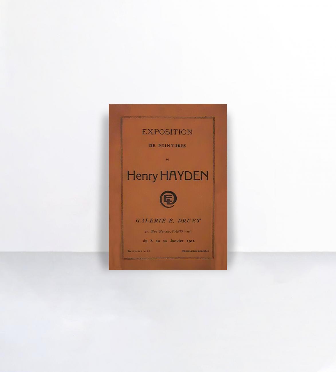 Henri Hayden : exposition Eugène Drouet