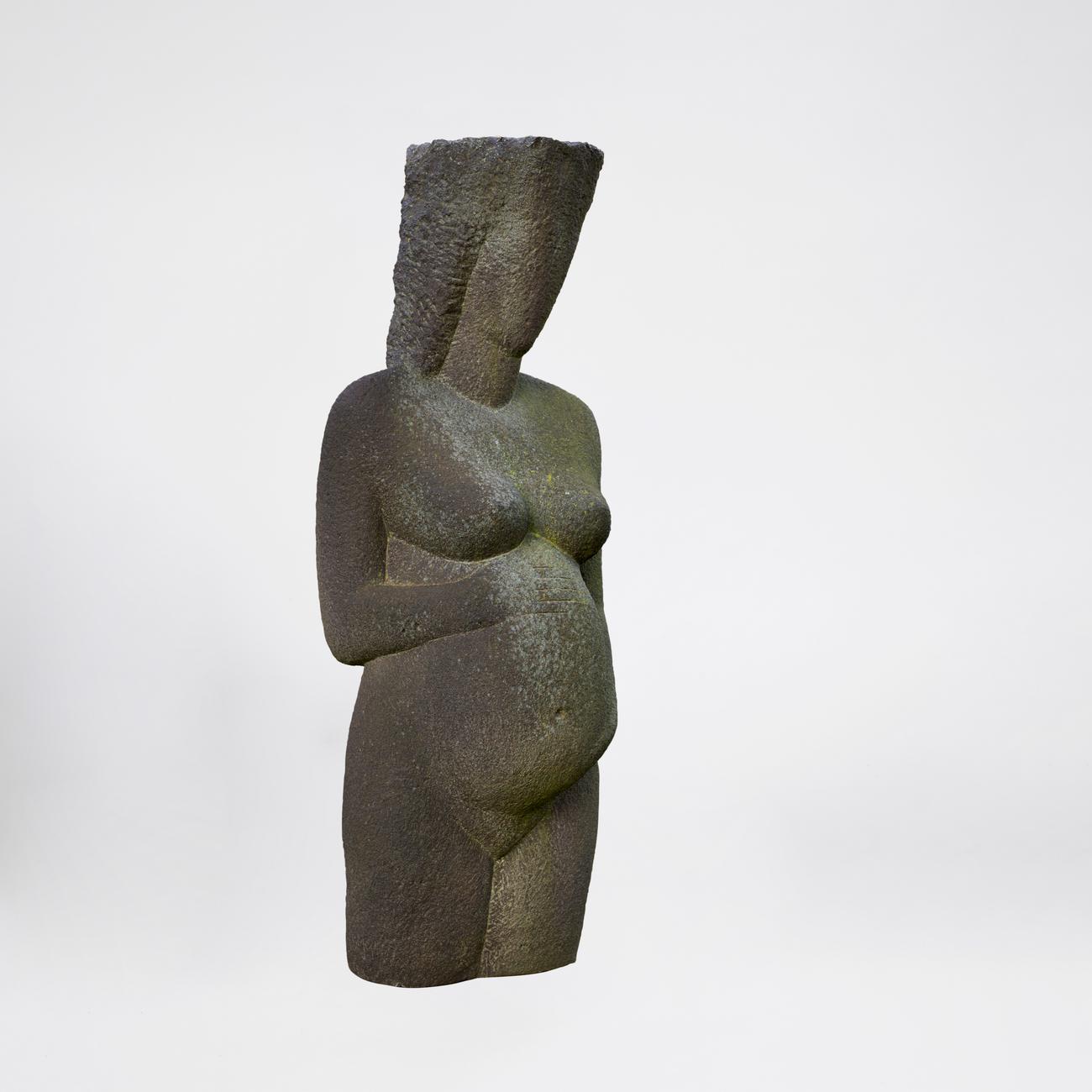 Catalogue raisonné, Achiam, Femme enceinte (Basalte) - 1952