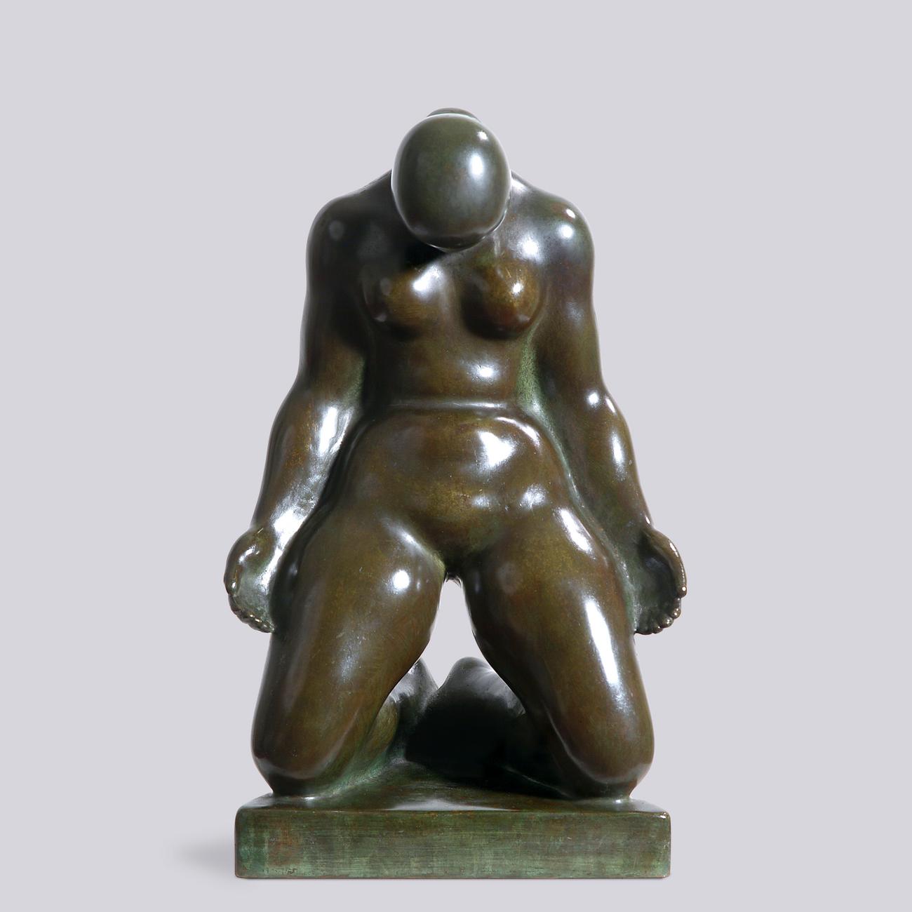 Catalogue raisonné, Etienne Beothy, Opus 023 — Jeune Fille ( Jeune Fille à genoux ou La Fille) — 1927