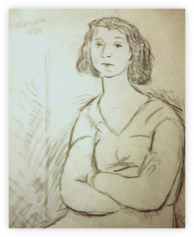 Portrait Daria par Korda 1930