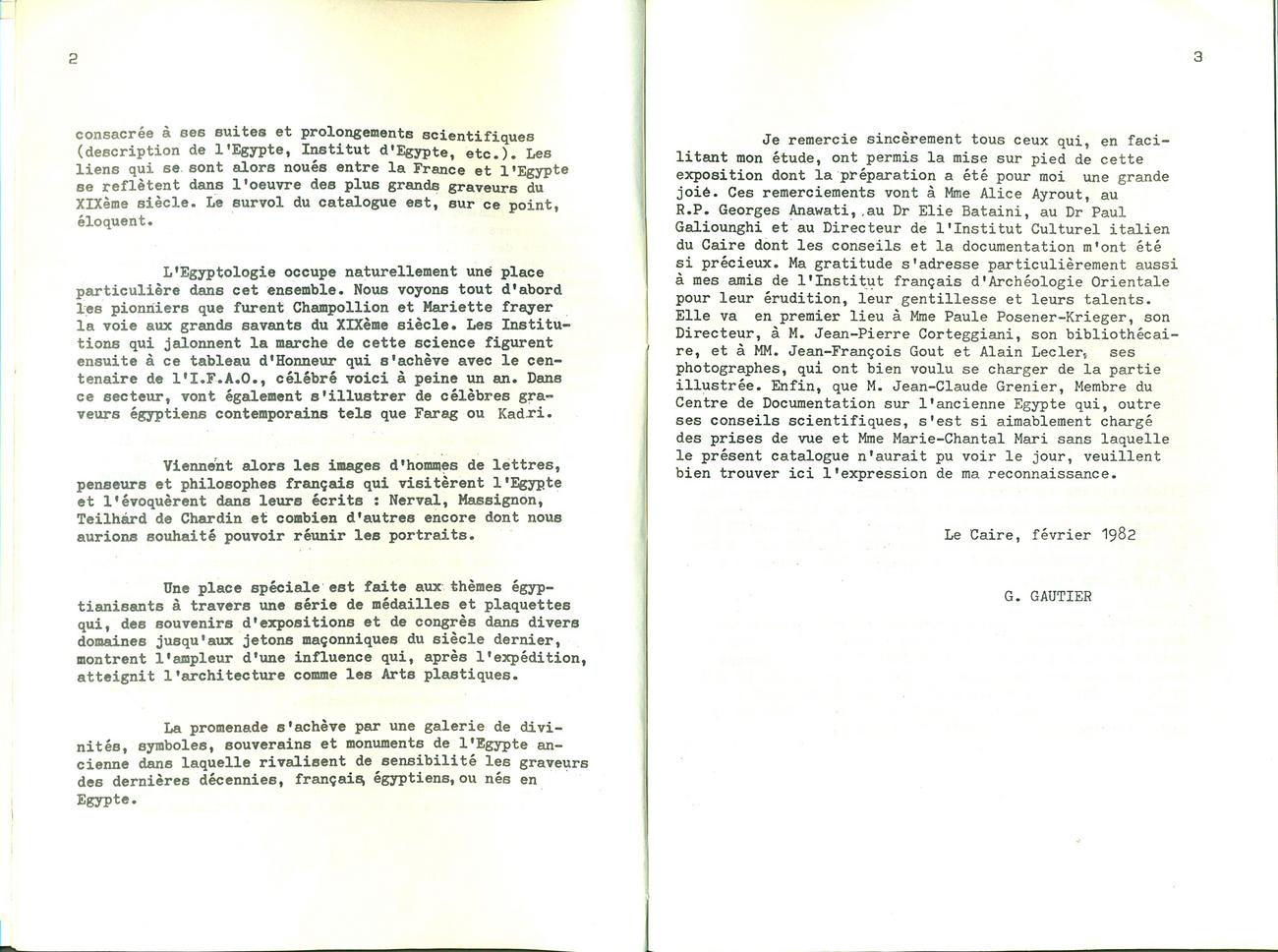 Catalogue Art de la médaille 1982 Le Caire -3