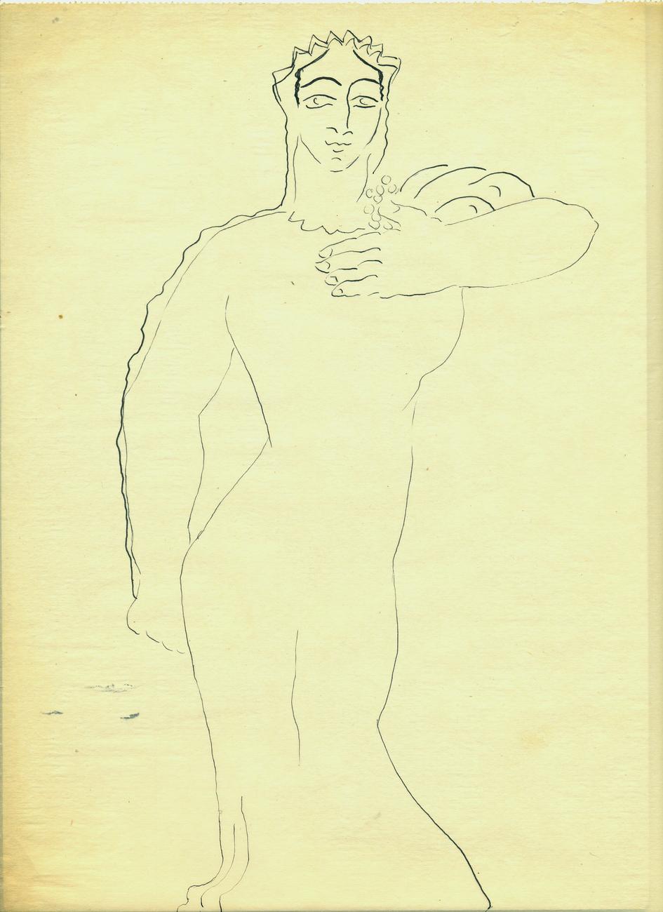 Femme corps déhanché portant un sac sur son épaule Dessin calque 4 