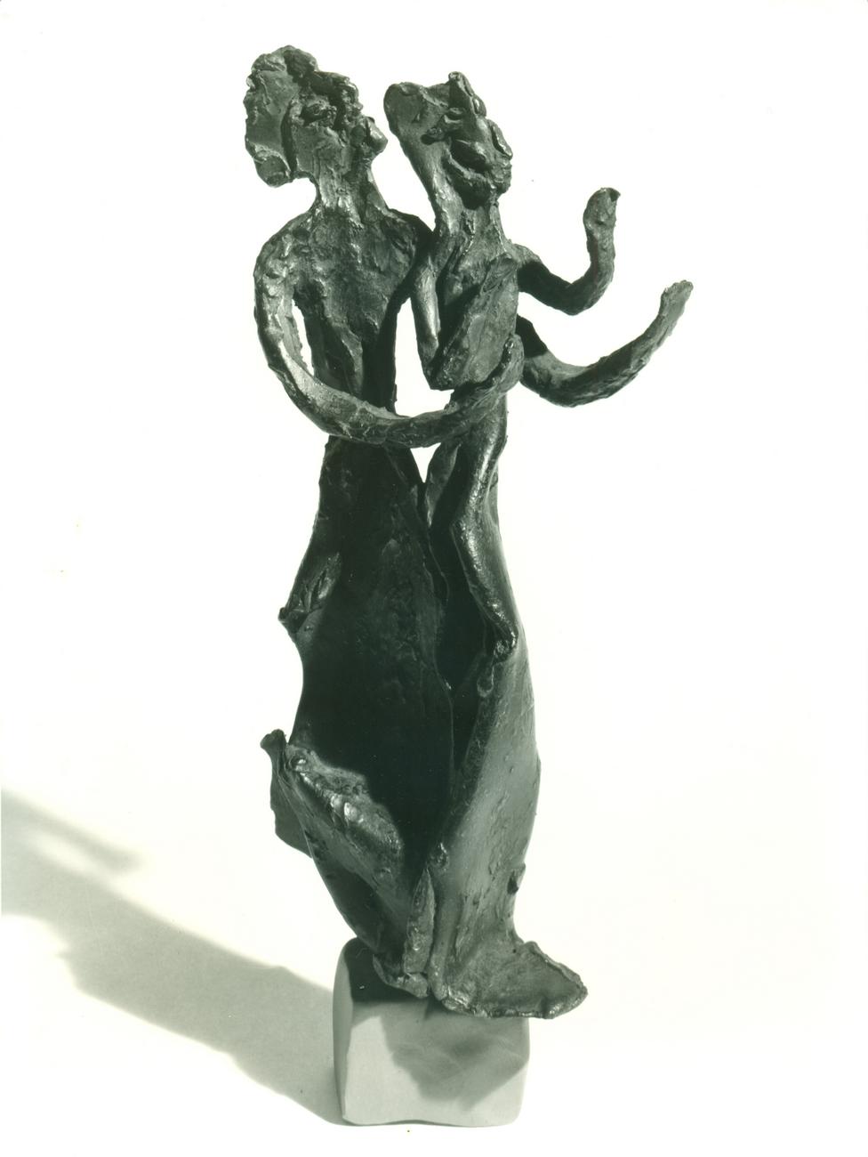 Silhouettes ou L'aveugle et L'idole ou encore Femmes flammes, 1970 Daria Gamsaragan, Exposition chez Marthe Nochy 