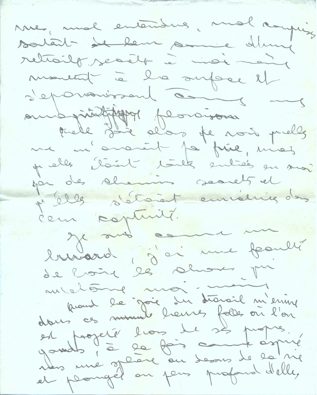 Feuillet manuscrit 5