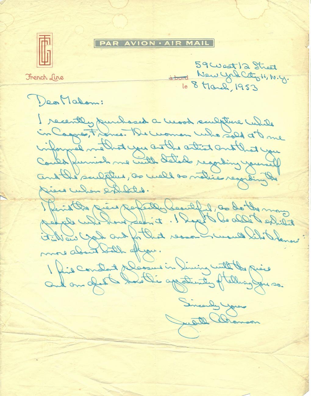 Judith Abramson 1953