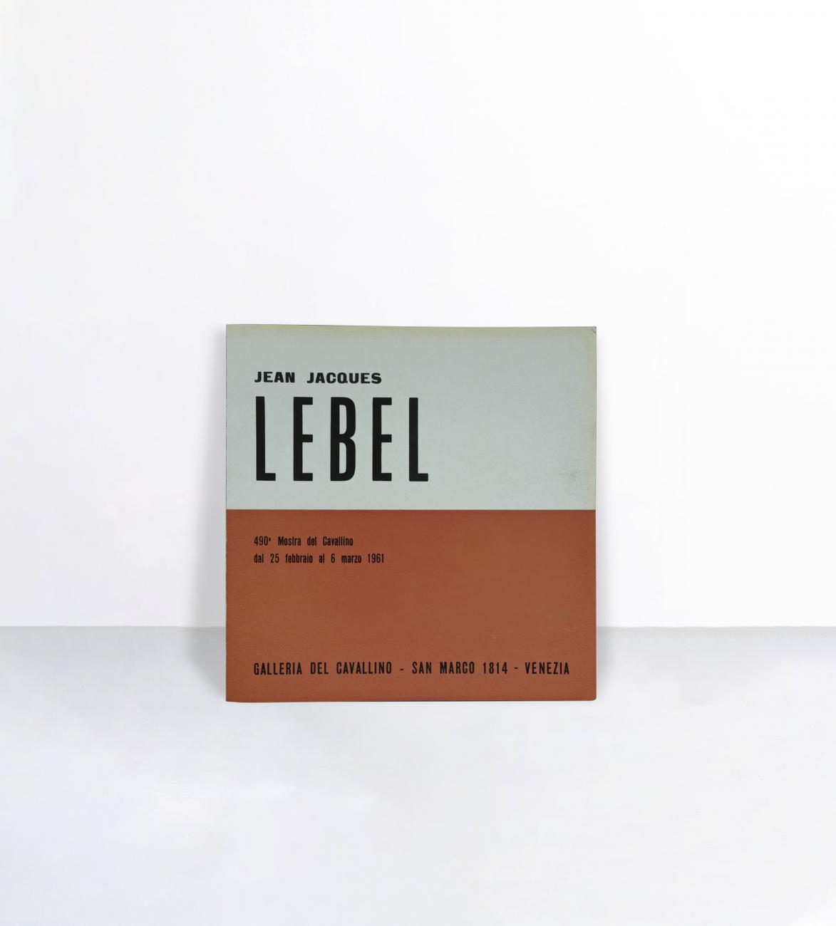 Catalogue de l'exposition de Jean-Jacques Lebel à la Galleria del Cavallino