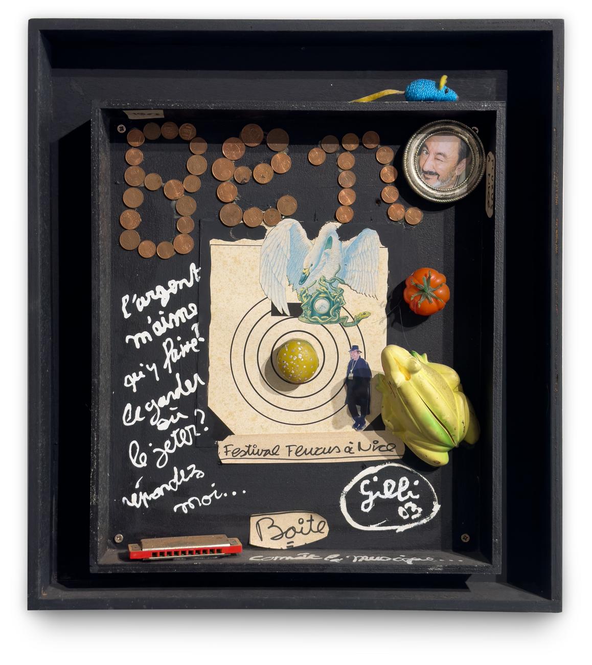 Catalogue raisonné, Claude Gilli, clin d'oeil à Ben — 2003