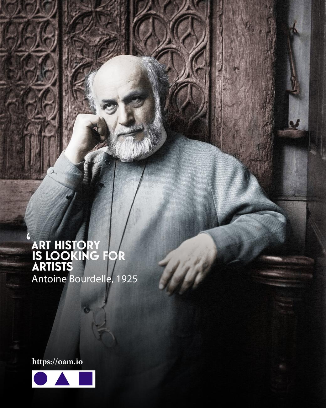 Antoine Bourdelle, Rejoignez OAM, annoncez vos expositions, vendez vos oeuvres et créez votre catalogue raisonné
