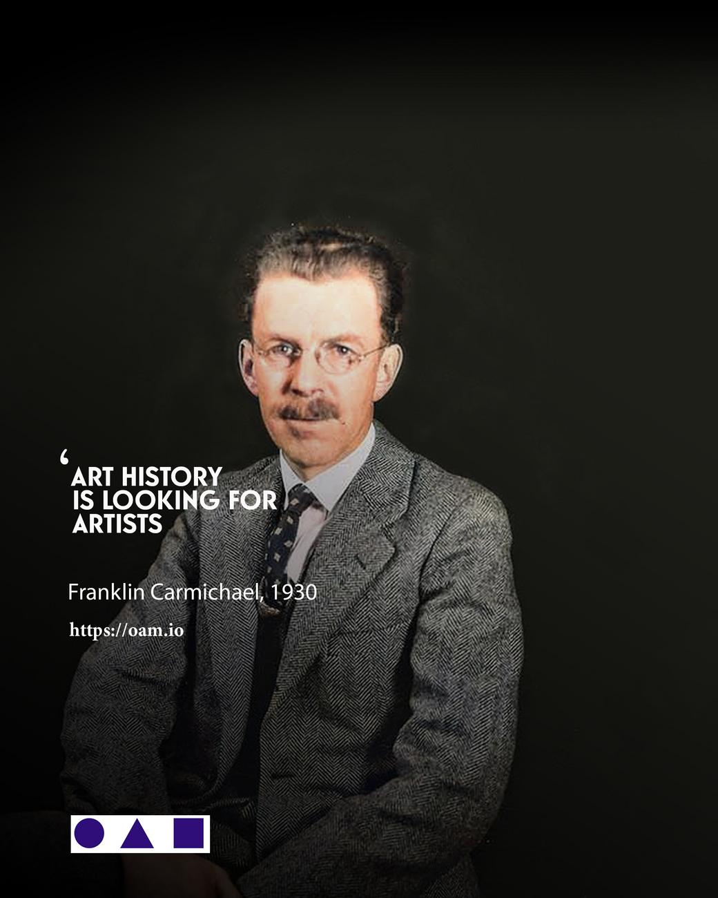 Franklin Carmichael, L'Histoire de l'Art cherche des artistes Franklin Carmichael, Rejoignez OAM, annoncez vos expositions, vendez vos oeuvres et créez votre catalogue raisonné