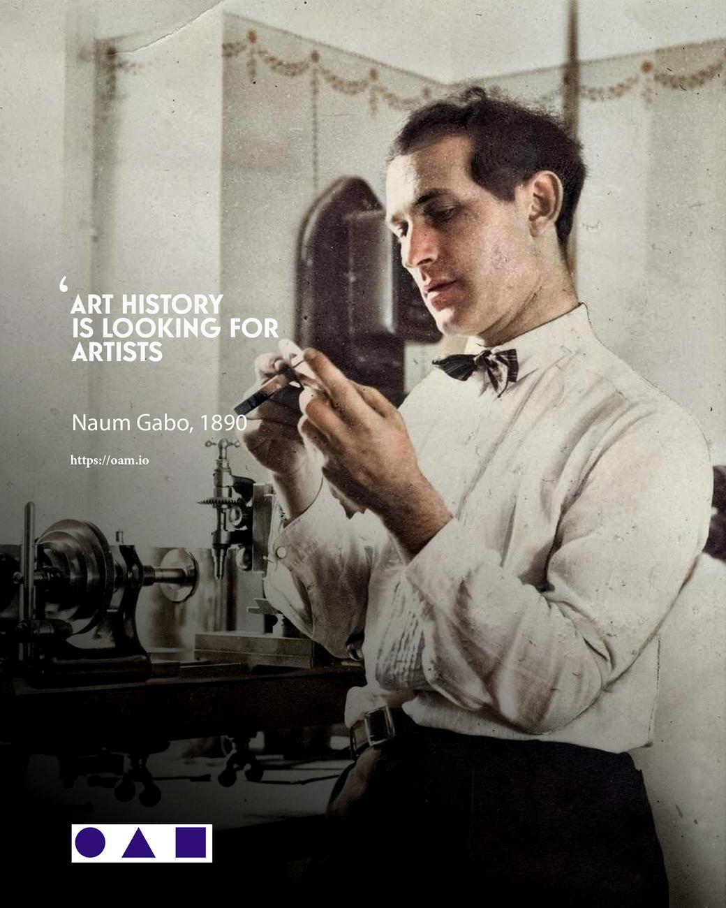 Naum Gabo, Rejoignez OAM, annoncez vos expositions, vendez vos oeuvres et créez votre catalogue raisonné