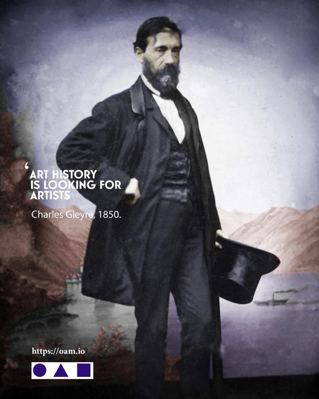 Charles Gleyre, Rejoignez OAM, annoncez vos expositions, vendez vos oeuvres et créez votre catalogue raisonné