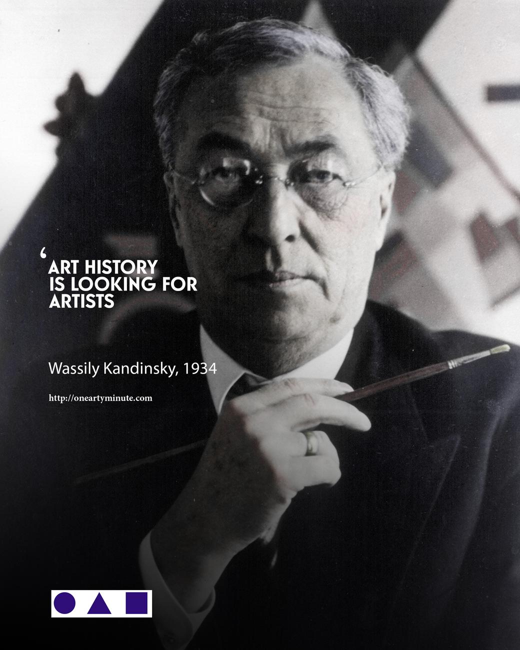 Kandinsky, L'Histoire de l'Art cherche des artistes Wassily Kandinsky, Rejoignez OAM, annoncez vos expositions, vendez vos oeuvres et créez votre catalogue raisonné