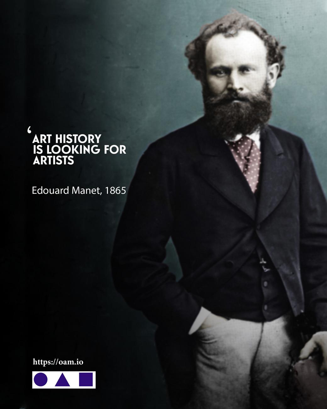 Edouard Manet, Rejoignez OAM, annoncez vos expositions, vendez vos oeuvres et créez votre catalogue raisonné