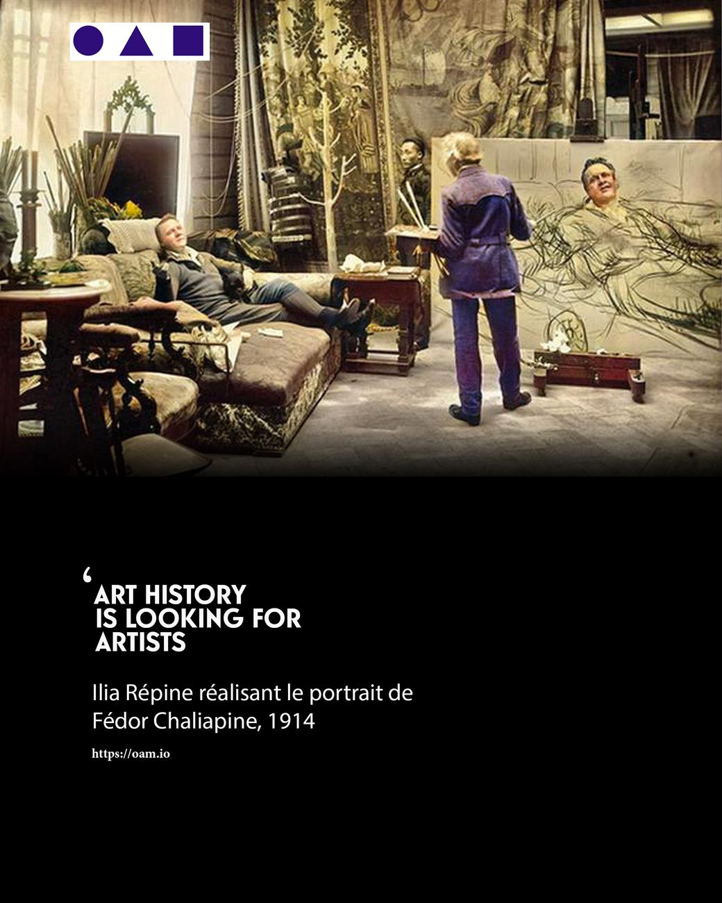 Ilia Répine, L'Histoire de l'Art cherche des artistes Ilia Repine, Rejoignez OAM, annoncez vos expositions, vendez vos oeuvres et créez votre catalogue raisonné