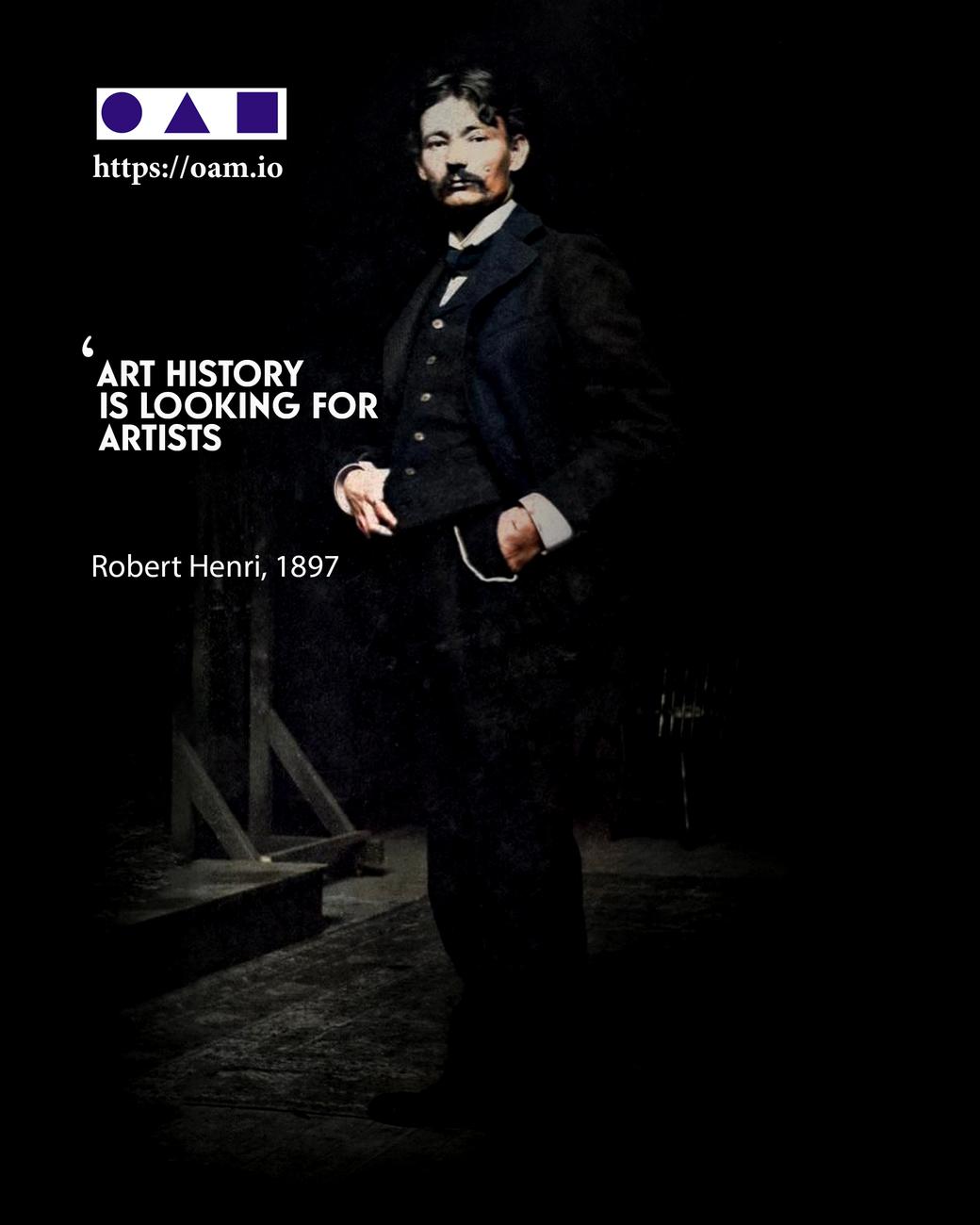 Robert Henri, Rejoignez OAM, annoncez vos expositions, vendez vos oeuvres et créez votre catalogue raisonné