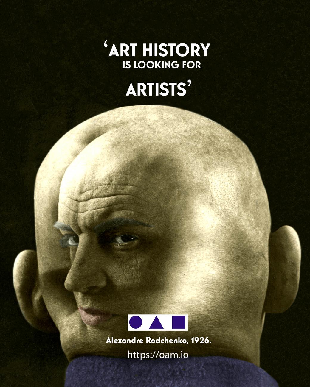Alexandre Rodchenko, Rejoignez OAM, annoncez vos expositions, vendez vos oeuvres et créez votre catalogue raisonné