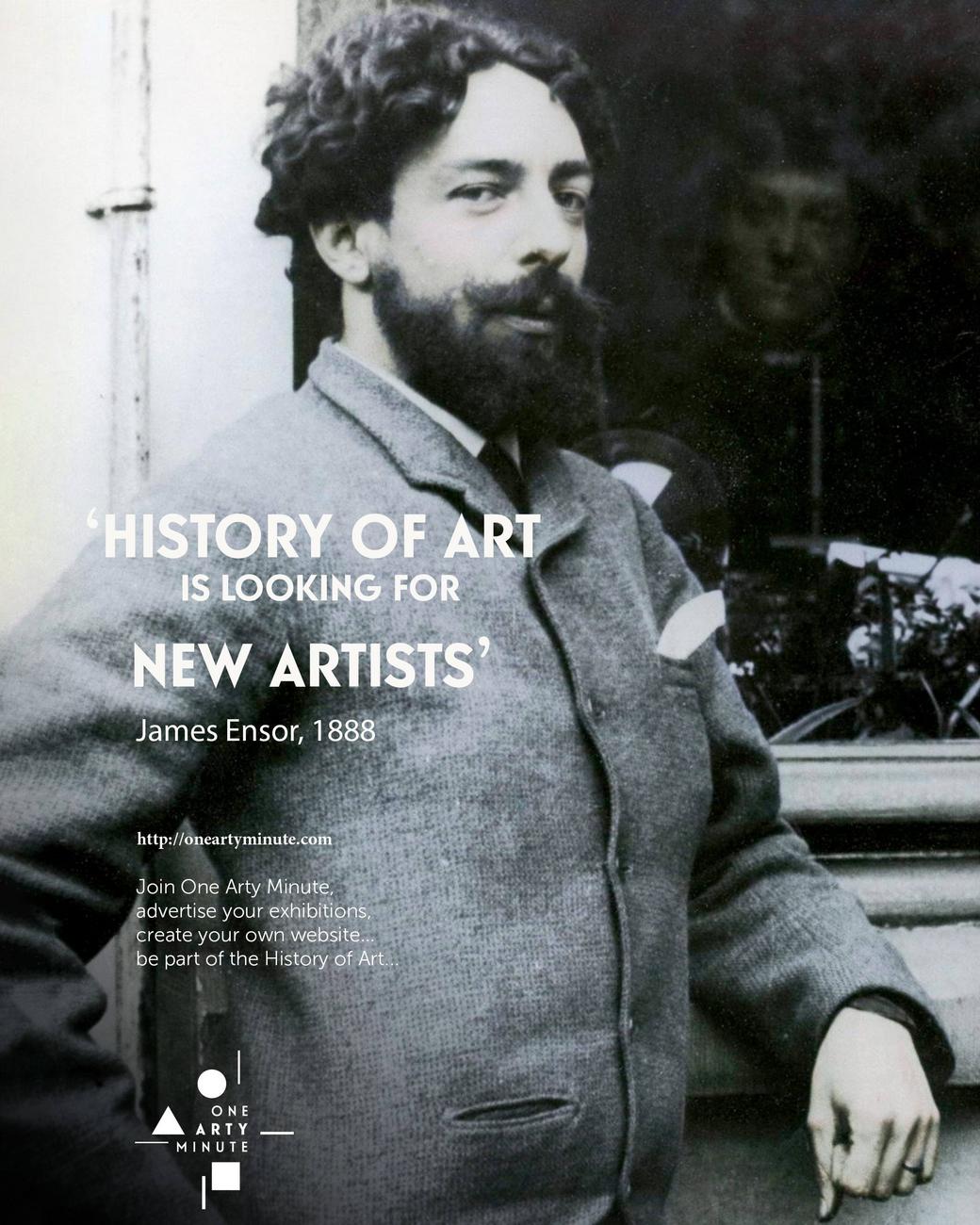 James Ensor, Rejoignez OAM, annoncez vos expositions, vendez vos oeuvres et créez votre catalogue raisonné