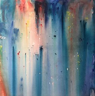 2021 -acrylique sur toile 100 x 100 cm