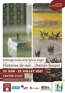 exposition de peintures dessins photographies Solange Godard ,Sylvie LÃ©ger