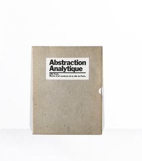 Catalogue de l'exposition Abstraction Analytique, 1978