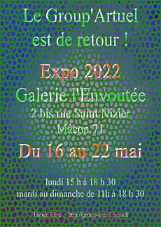 affiche de l'exposition 2022 du Group'Artuel