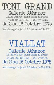 Toni Grand et Claude Viallat, Galerie Athanor