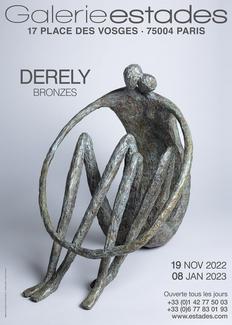 Sylvie Derely, "Ils regardent la mer", bronze original, 55 x 52 x 40 cm 