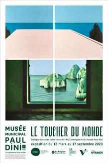 L'affiche présente deux œuvres de Jeremy Liron. Toutes les deux présentent la Villa Malaparte à Capri, l'une sur avec une vue depuis la terrasse donnant sur la mer, l'autre depuis l'intérieur de la villa.