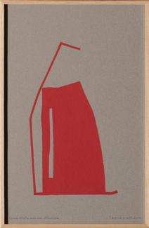 Thierry Leproust - Formes établies non déterminées (2020) - Acrylique sur papier - 39,5 x 25,5 cm ©Galerie Capazza, Denis Durand