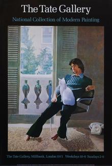 Affiche de David Hockney pour la Tate Gallery