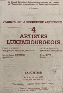 Exposition 4 artistes luxembourgeois