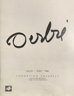 Louis Derbré, catalogue de l'exposition à la Fondation Vasarely