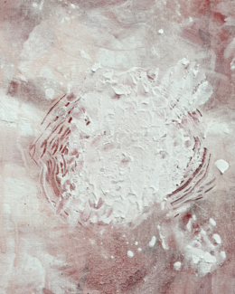 Juliette Barthe, 2023, acrylique sur toile (détail), 59x54 cm. Photo © Juliette Barthe