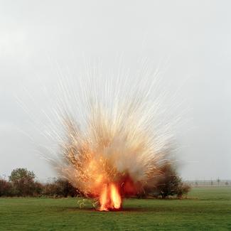 Sarah Pickering (born Durham, England, 1972). Landmine, from the series Explosion, 2005. The Sir Mark Fehrs Haukohl Photography Collection at the Los Angeles County Museum of Art and Brooklyn Museum, TL2020.6.133. © Sarah Pickering. (Photo: Courtesy of the artist)