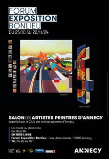 Le club des Artistes Peintres d'Annecy (74) organise son salon du 25 octobre au 22 novembre 2024