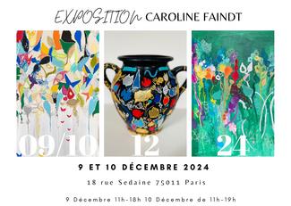 Exposition Caroline Faindt Paris 11 ème