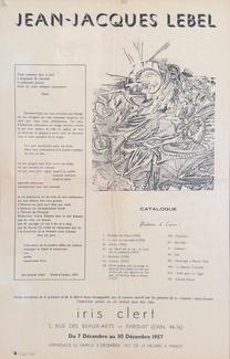 exposition Jean-Jacques Lebel chez Iris Clert en 1957
