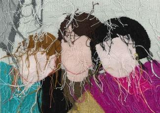 Las tres Diosas, tissage 