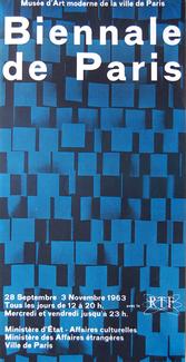 Affiche biennale de Paris 1963