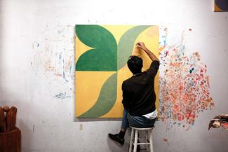 Atelier d'artistes à Brooklyn 