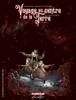 Couverture "Voyage au centre de la Terre"