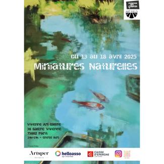 Miniatures Naturelles, une exposition à découvrir du 13 au 18 avril 2025 à Vivienne Art Galerie à Paris.