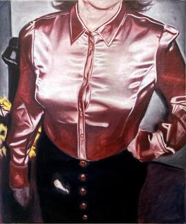 Gaspard Girard d’Albissin, Sans titre , 2020, Huile sur toile, 87 x 66 cm