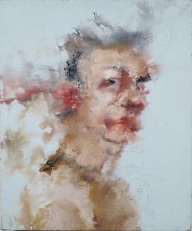 Philippe Cognée, Autoportrait, 2013