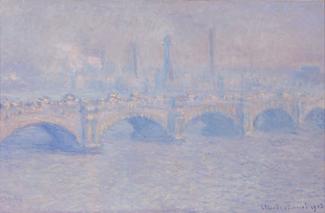 Claude Monet, Waterloo Bridge, Sunlight Effect, 1903, McMaster University, McMaster Museum of Art, donated by Herman H. Levy, 1984, Hamilton, Canada. Photo: Robert McNair