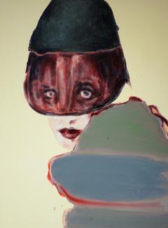 Prêt-à-porter #1, 2022 Acrylique et vernis sur toile 80 x 60 cm