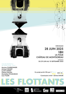 Affiche exposition Les Flottants 