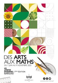 des arts aux maths, tracés géométriques et formes naturelles apparentées